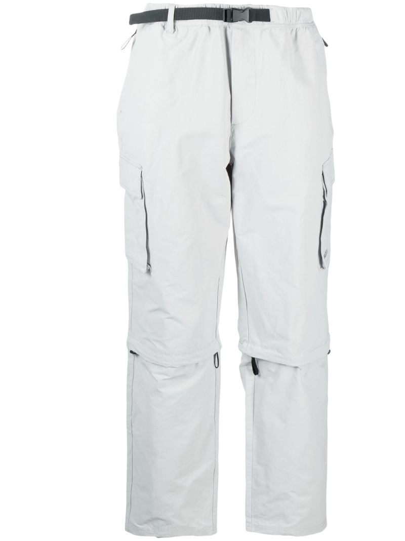 Grey Zip Off Tech Plus Fours Trousers