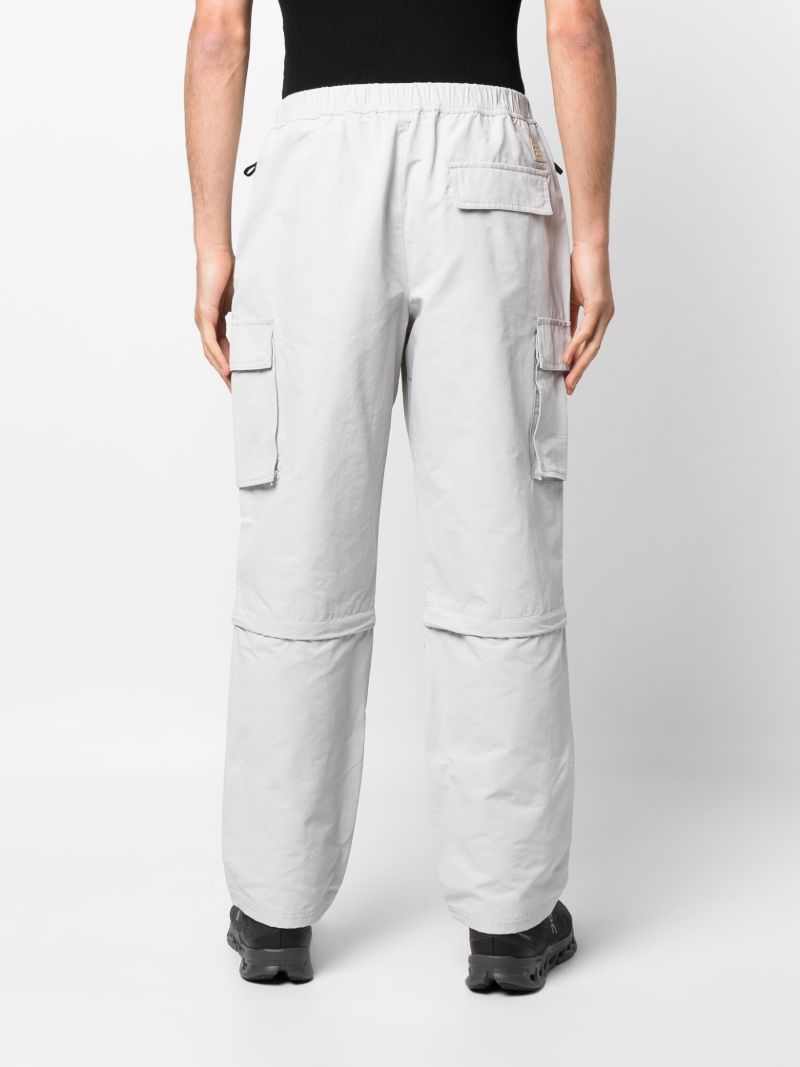 Grey Zip Off Tech Plus Fours Trousers