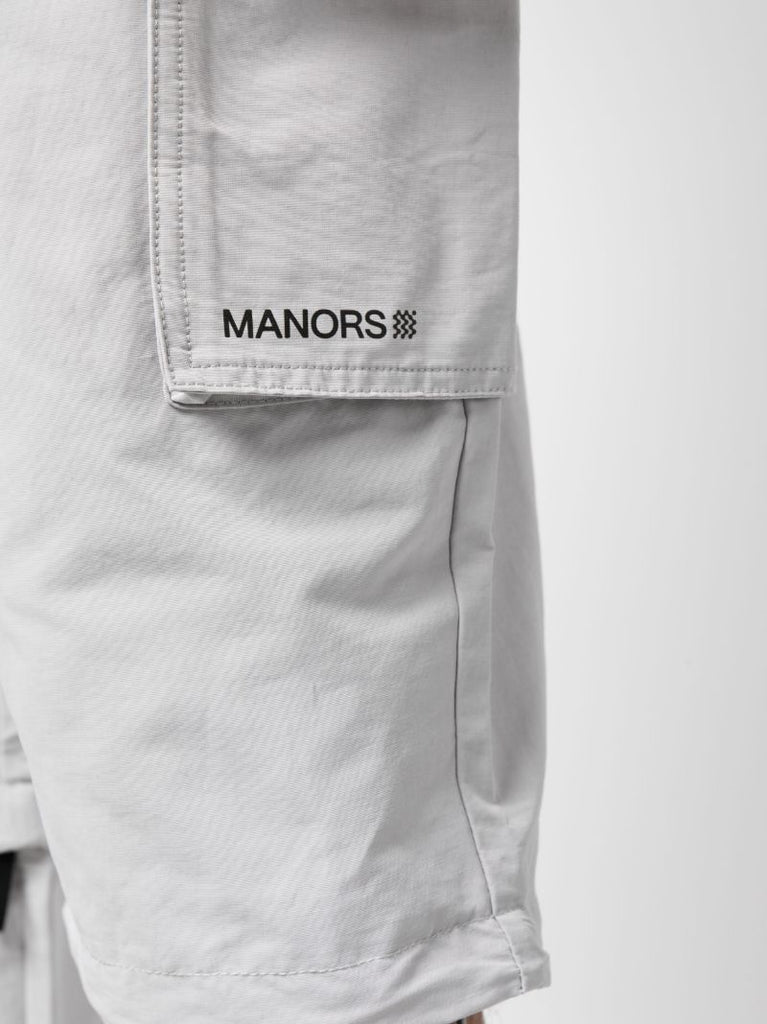 Grey Zip Off Tech Plus Fours Trousers