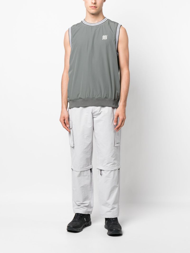 Green Course Crew-neck Vest Top