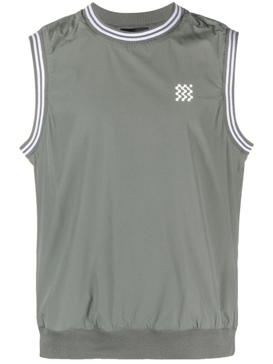 Green Course Crew-neck Vest Top