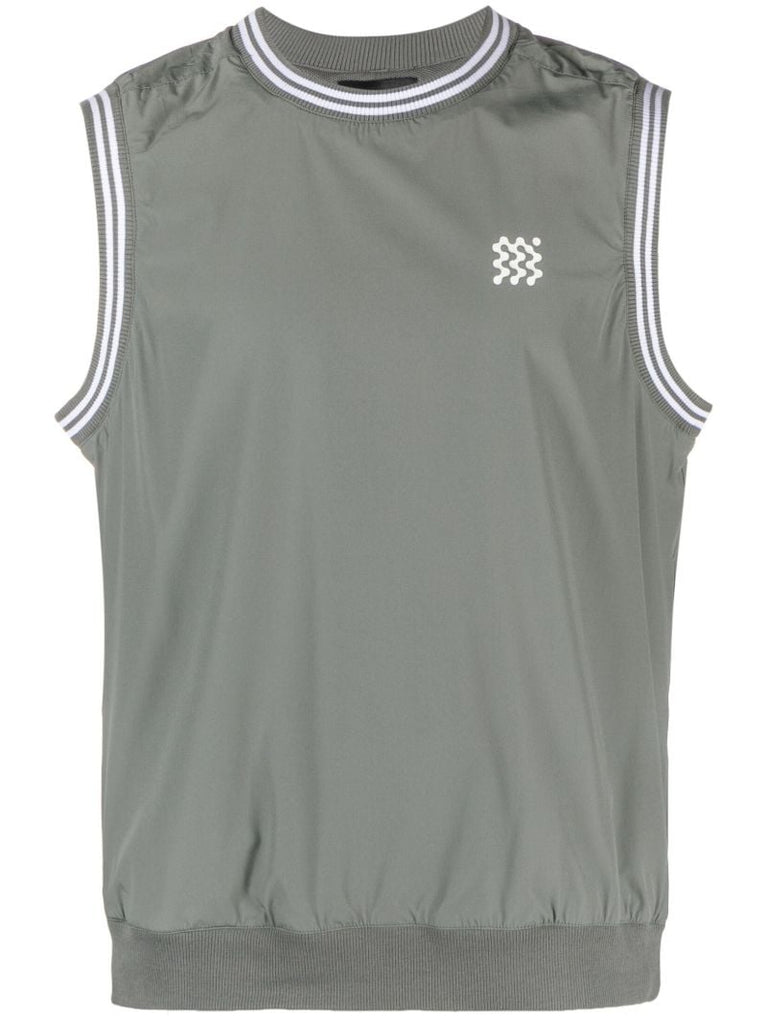 Green Course Crew-neck Vest Top