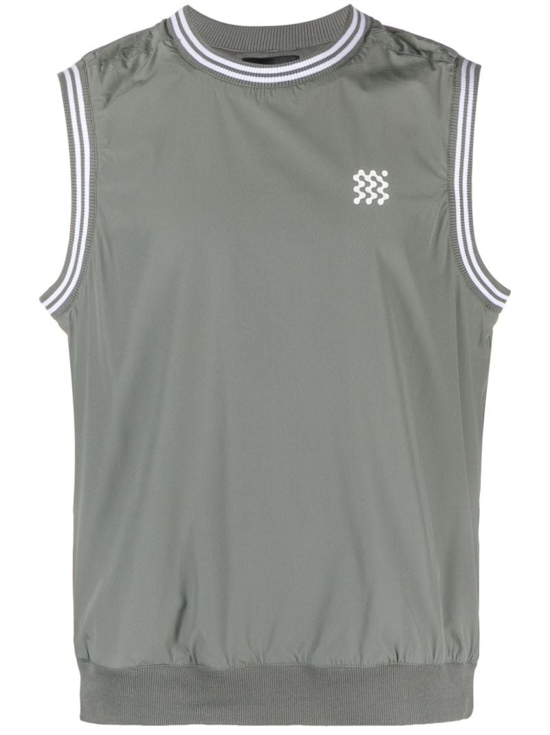 Green Course Crew-neck Vest Top
