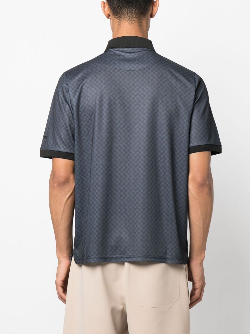 Blue Eighteenth Course Polo Shirt