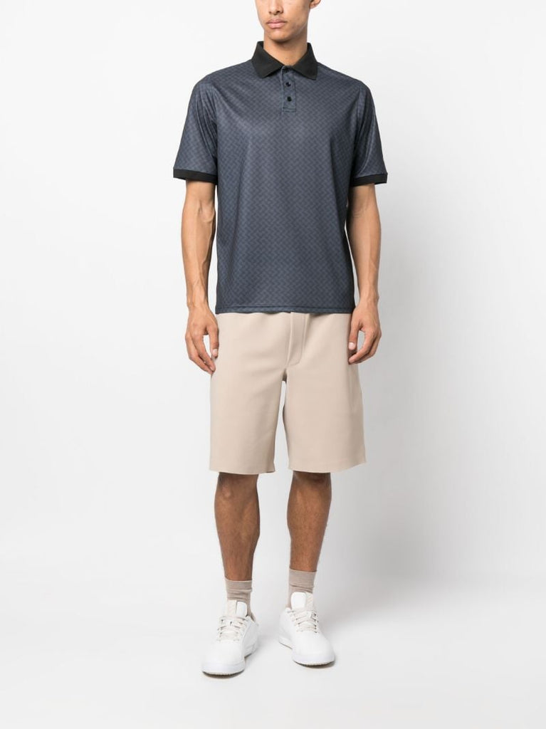 Blue Eighteenth Course Polo Shirt