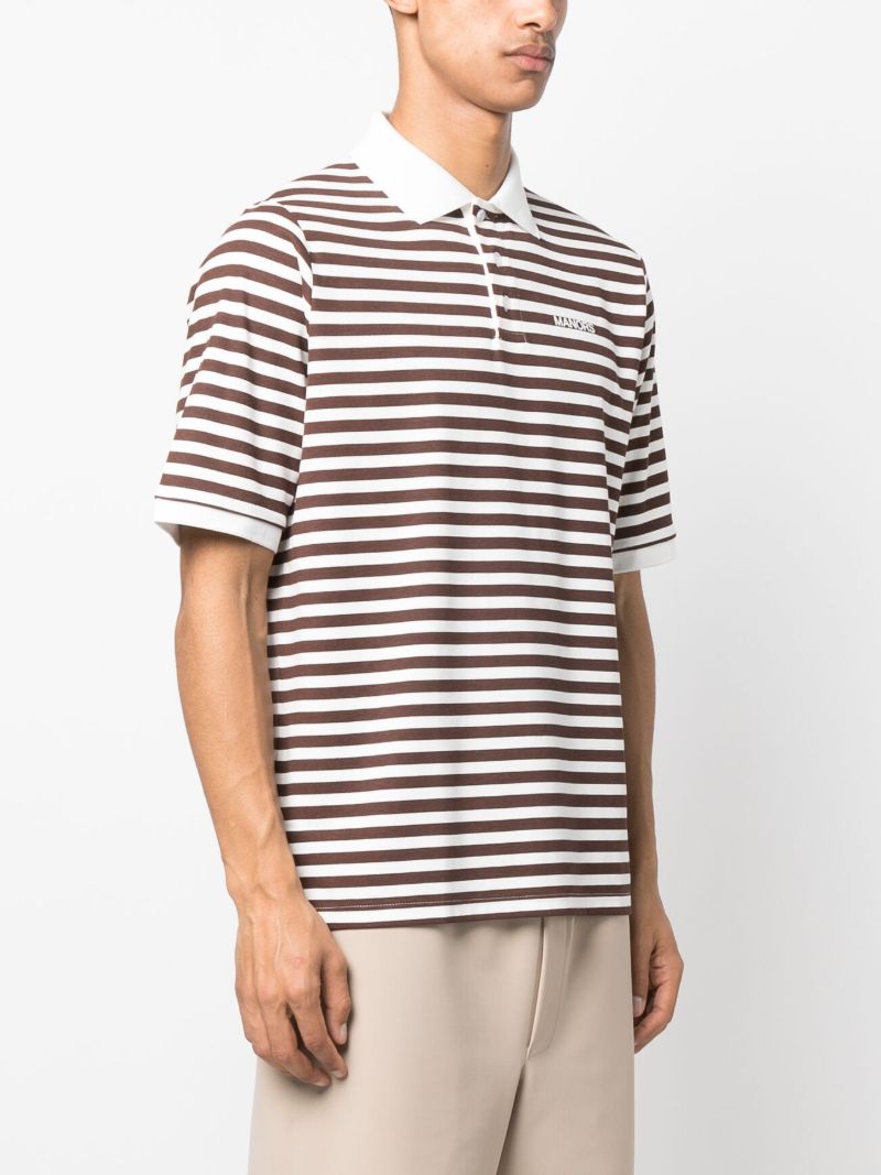 Brown G.o.a.t. PiquÃ_x0083_Â© Polo Shirt
