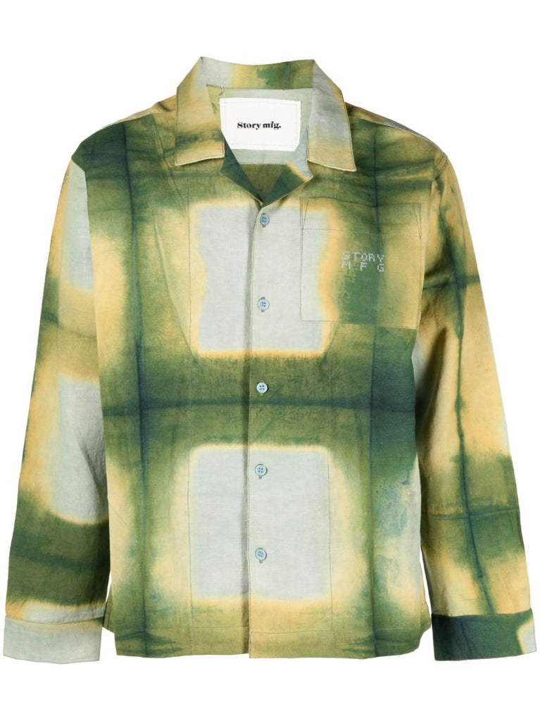 Green Greetings Tie-dye Shirt