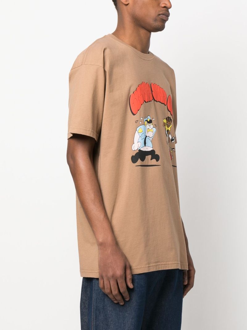 X Browns Cop Vs Kid T-shirt