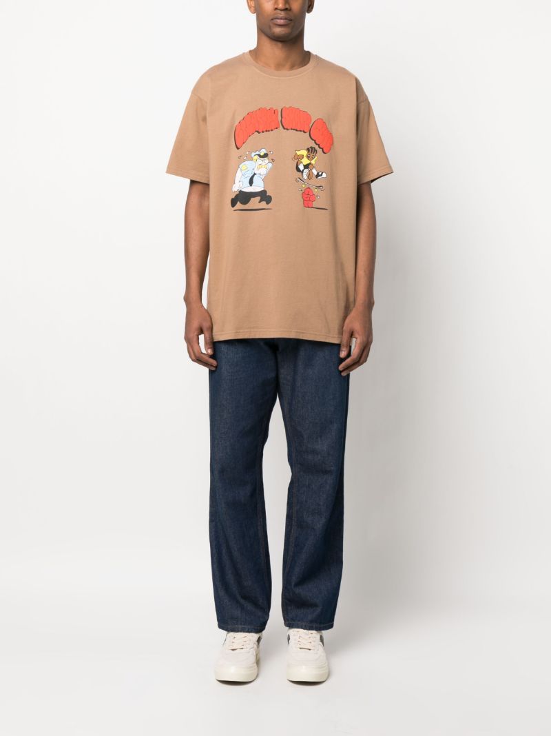 X Browns Cop Vs Kid T-shirt