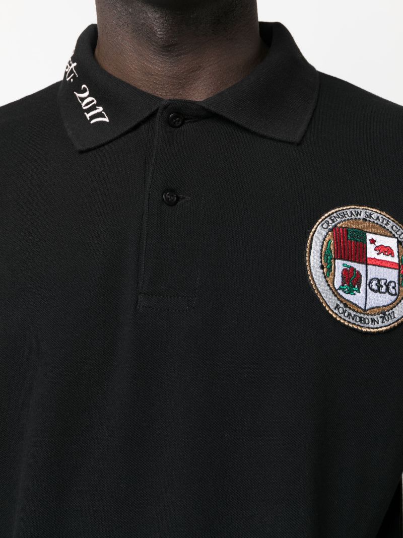Black Emblem Logo Polo Shirt