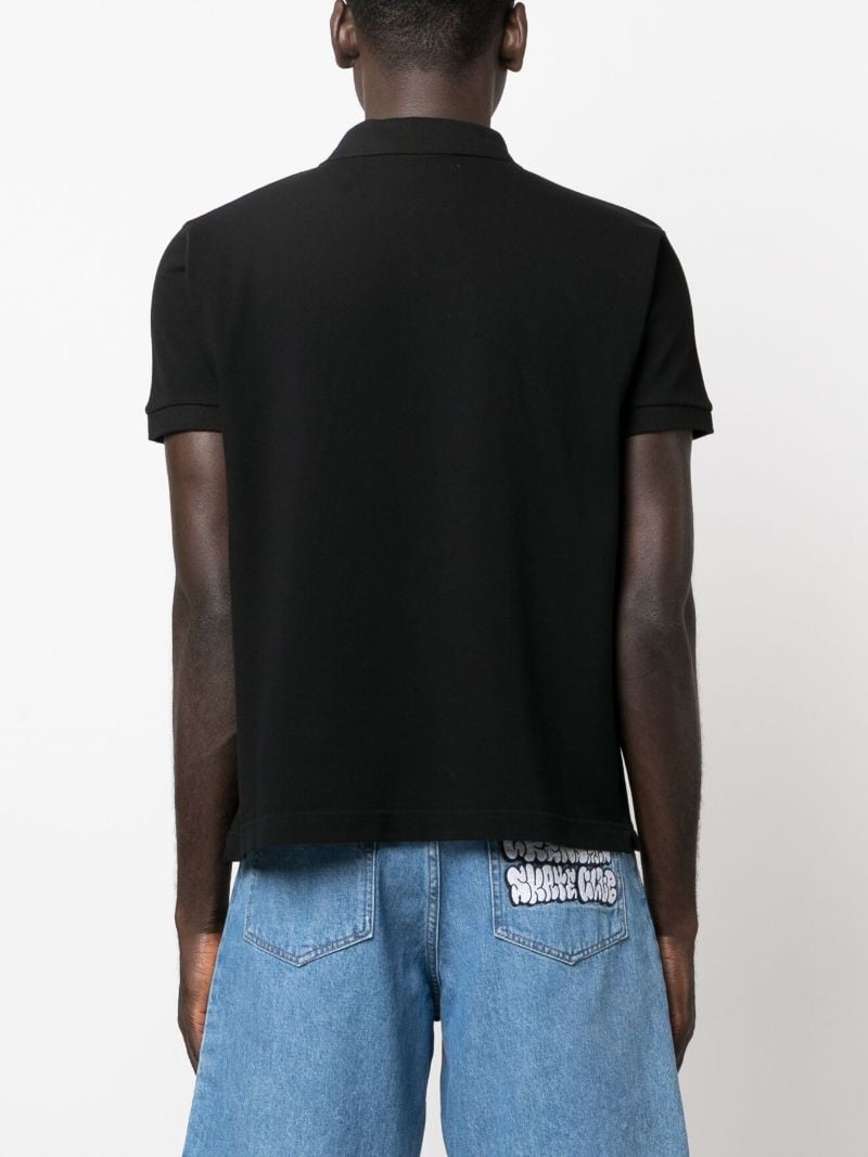 Black Emblem Logo Polo Shirt