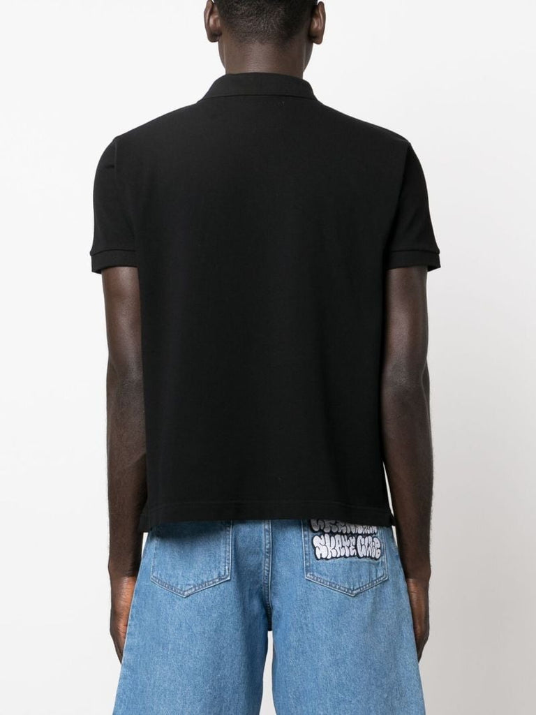 Black Emblem Logo Polo Shirt