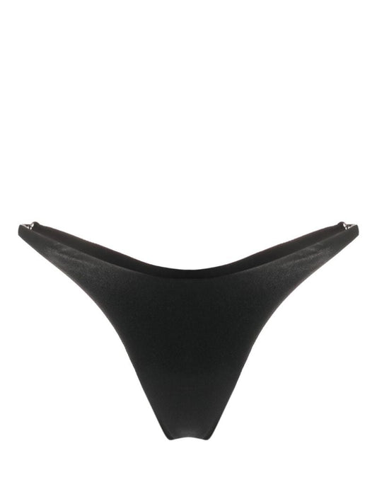 Black Low-rise Bikini Bottoms