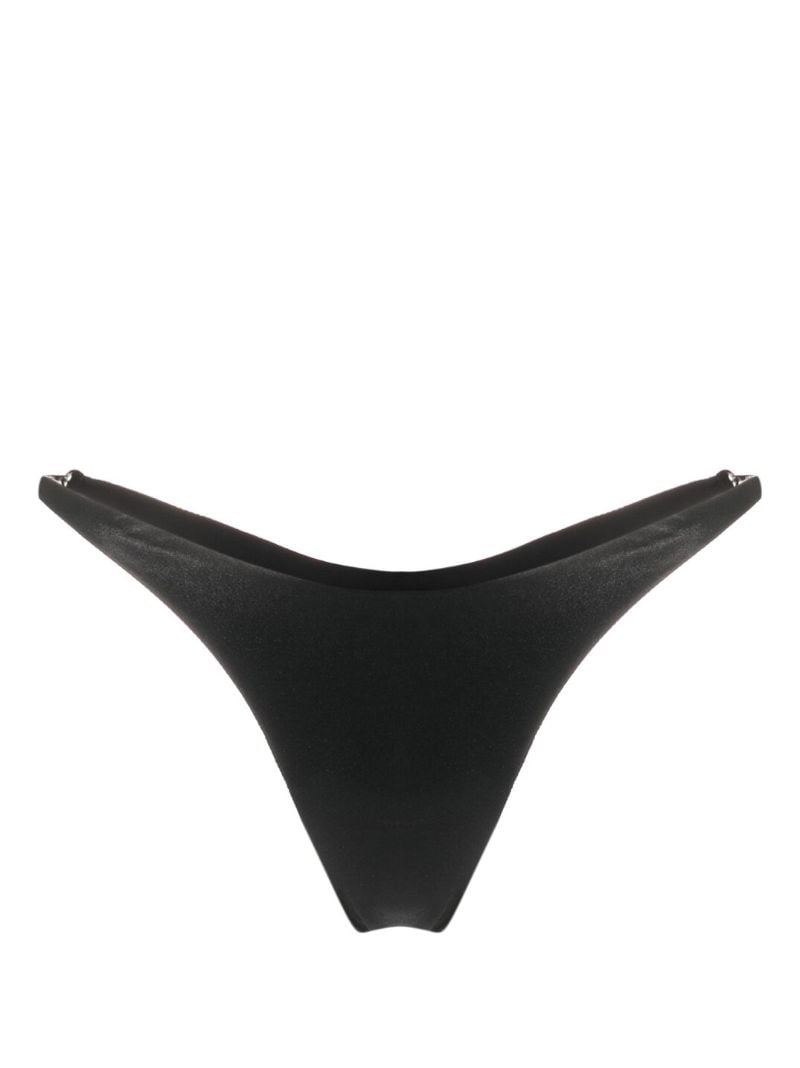 Black Low-rise Bikini Bottoms