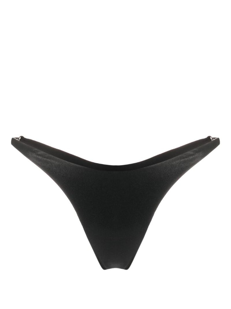 Black Low-rise Bikini Bottoms