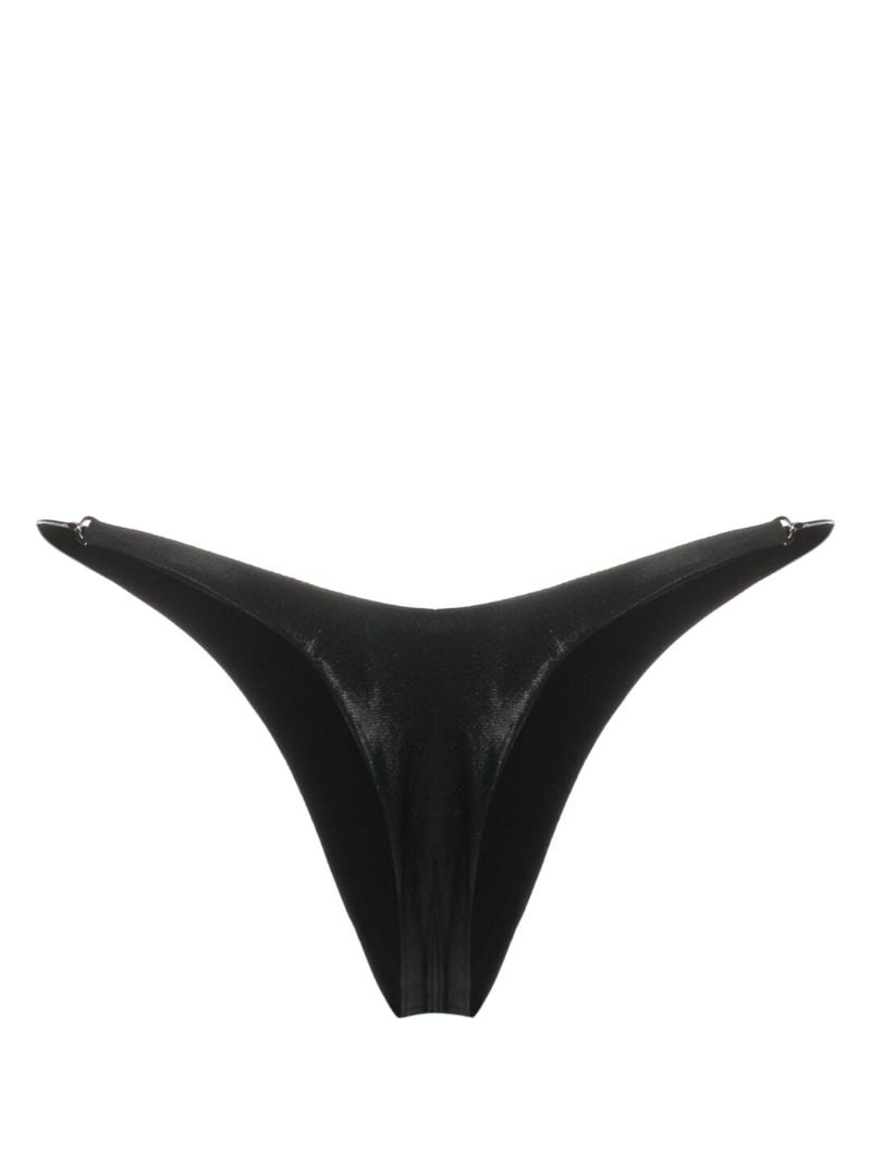 Black Low-rise Bikini Bottoms