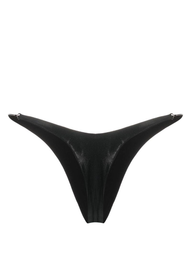 Black Low-rise Bikini Bottoms
