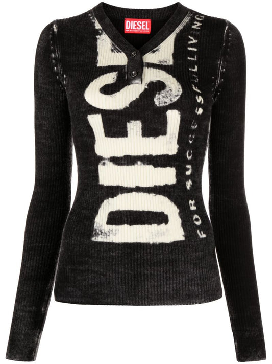 Black M-arita Logo-print Sweater