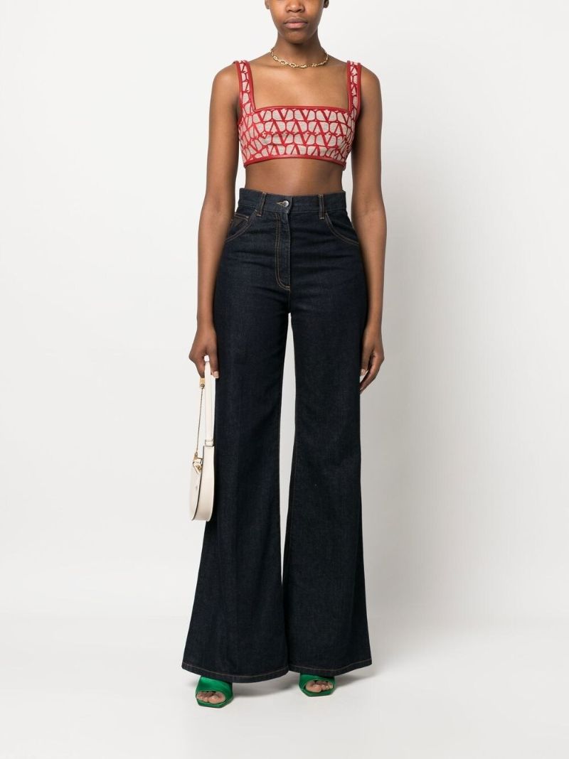 Red Toile Iconographe Light Bralette Top