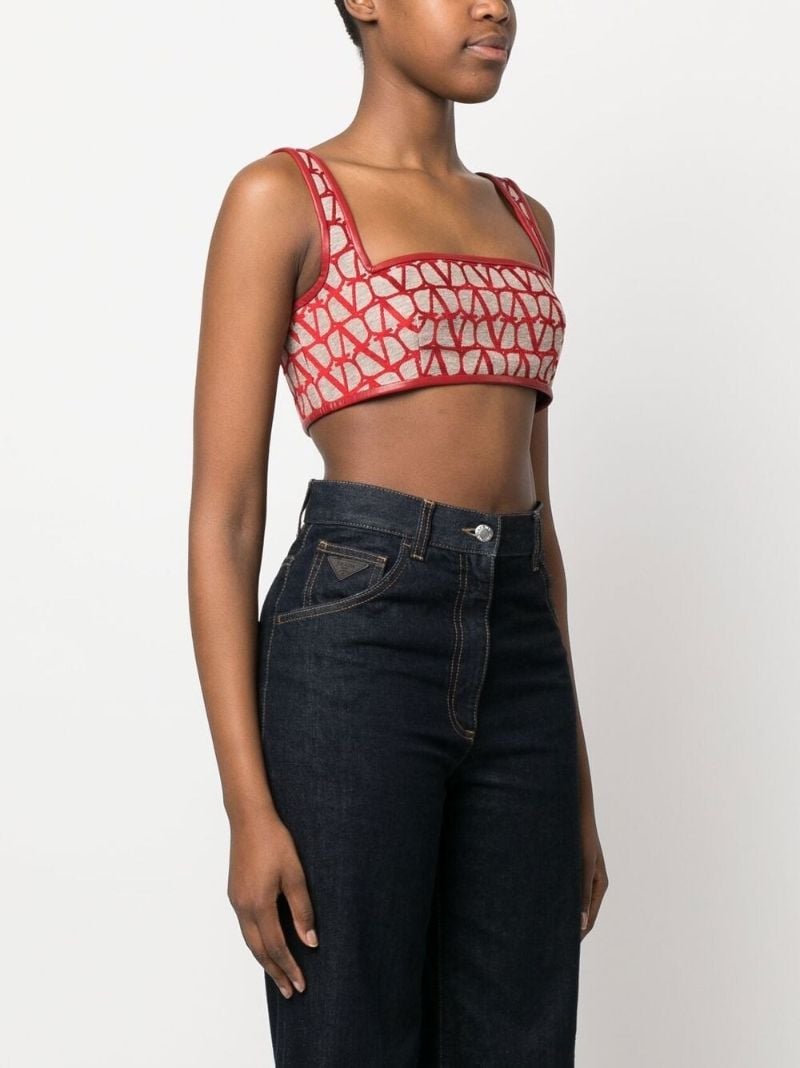 Red Toile Iconographe Light Bralette Top
