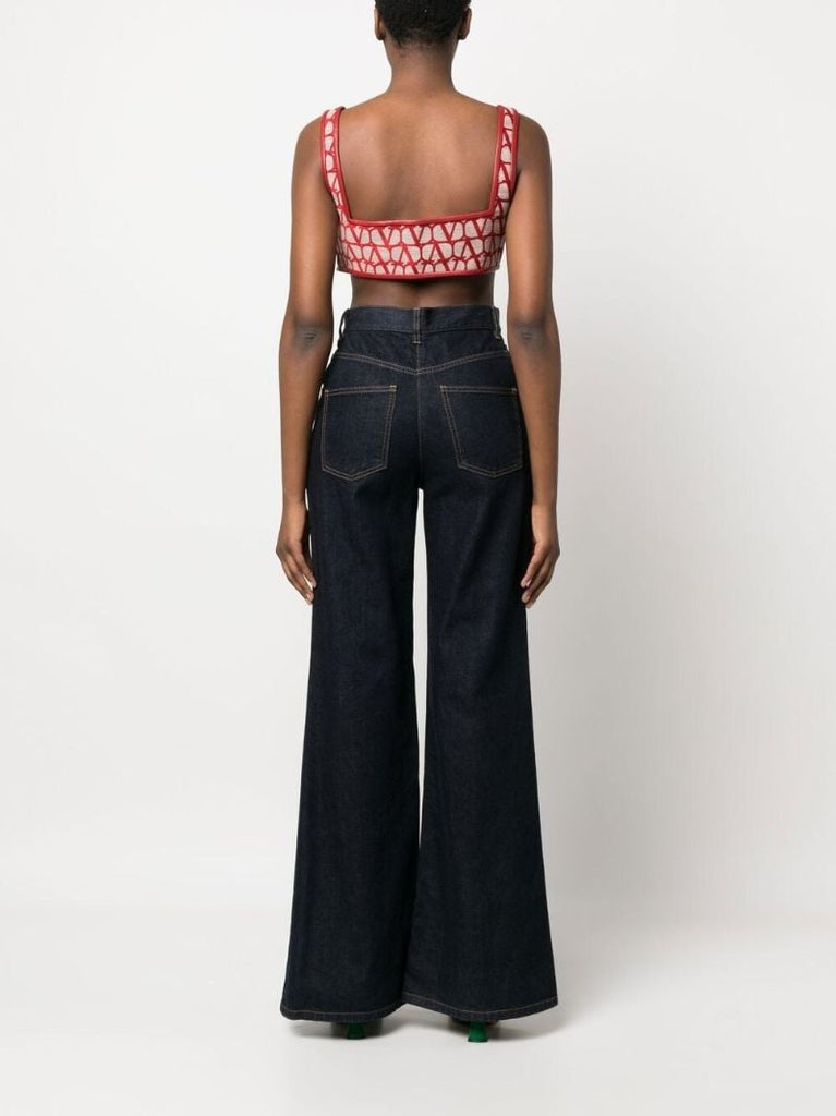Red Toile Iconographe Light Bralette Top