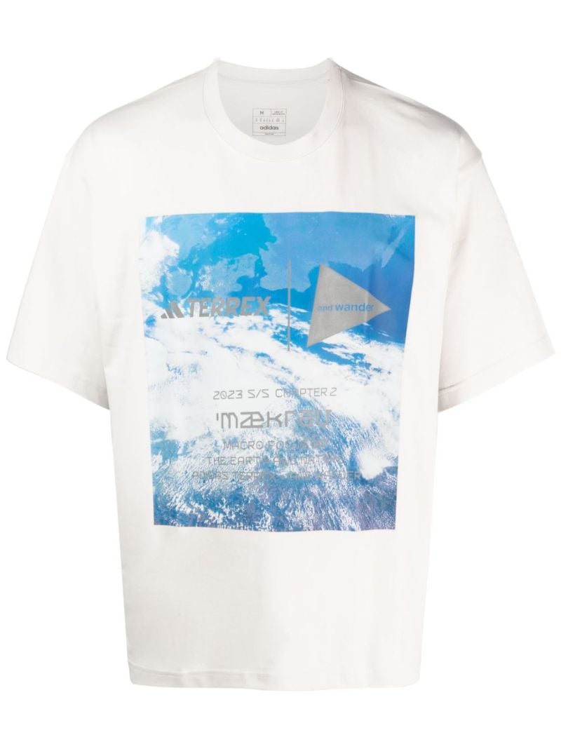 X and Wander Neutral Terrex Graphic Print T-shirt