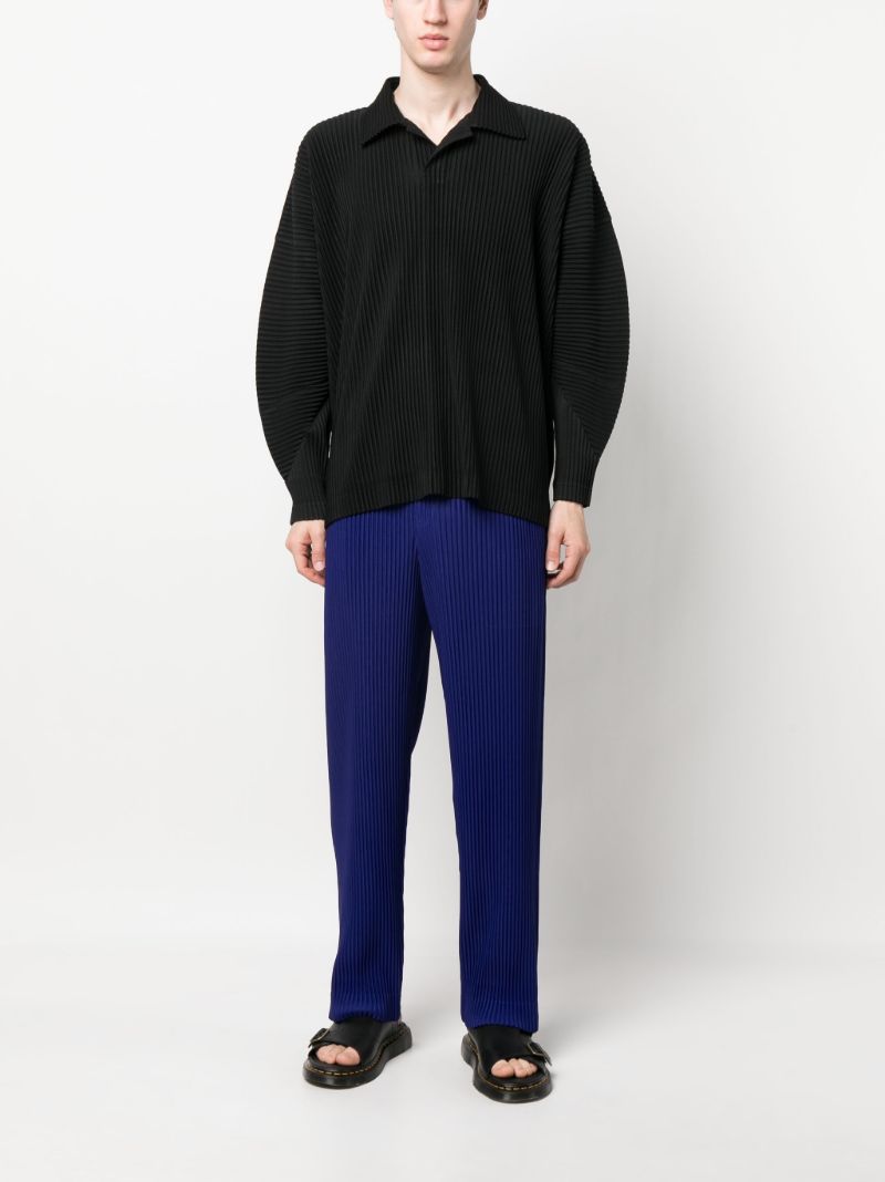Black Pleated Shirt