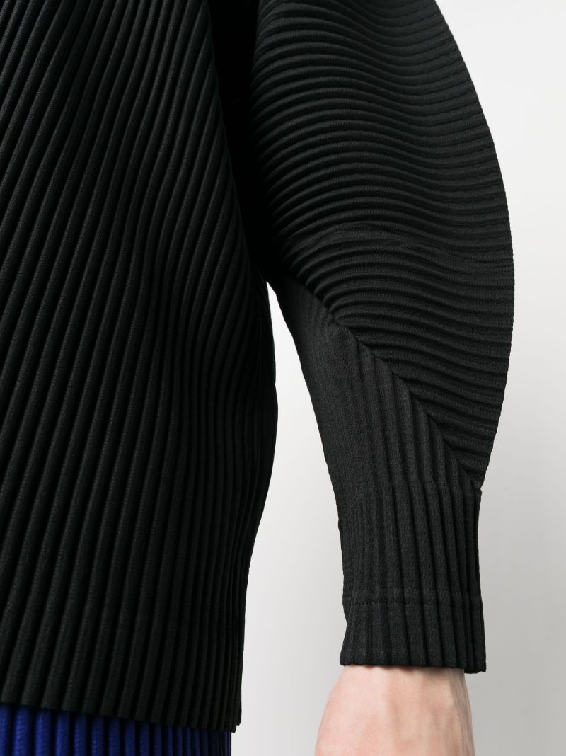 Black Pleated Shirt