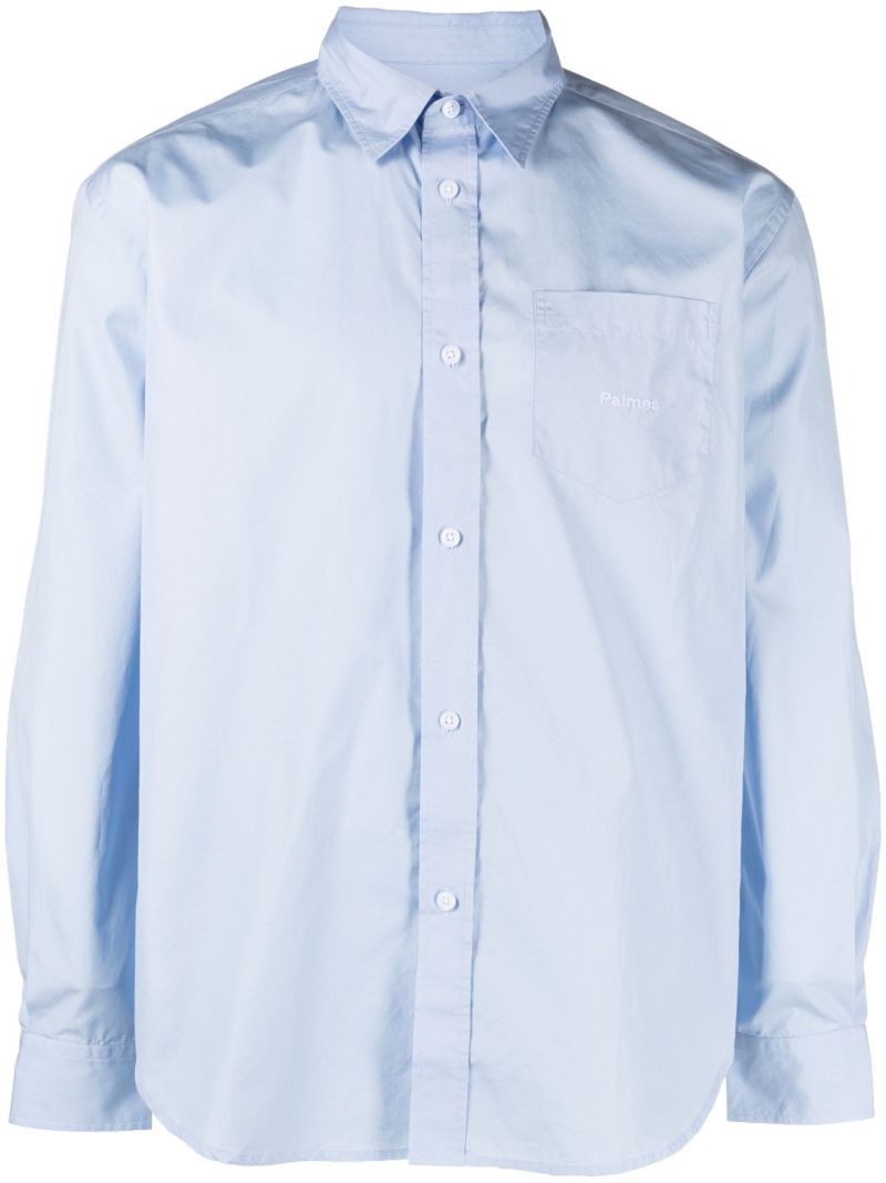 Blue Daryl Cotton Shirt