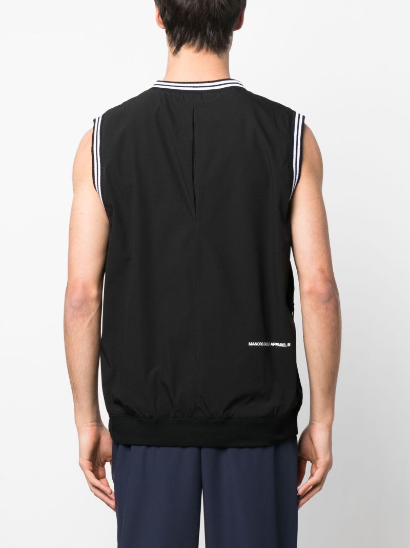 Green Course Crew-neck Vest Top