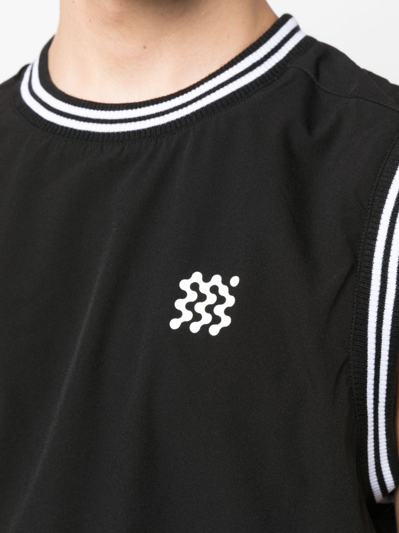 Green Course Crew-neck Vest Top