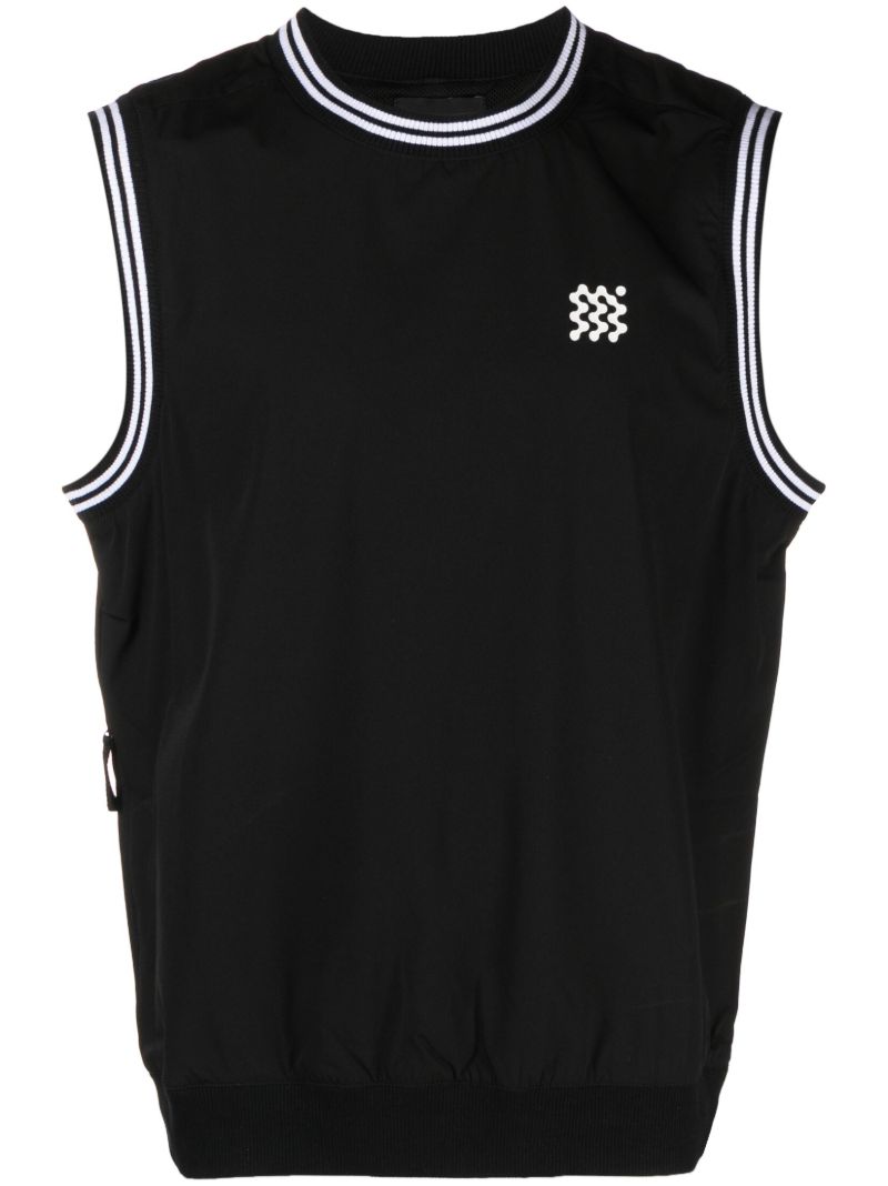 Green Course Crew-neck Vest Top