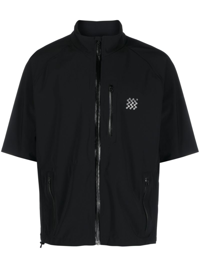 Black 2.5l Zip-up Shirt