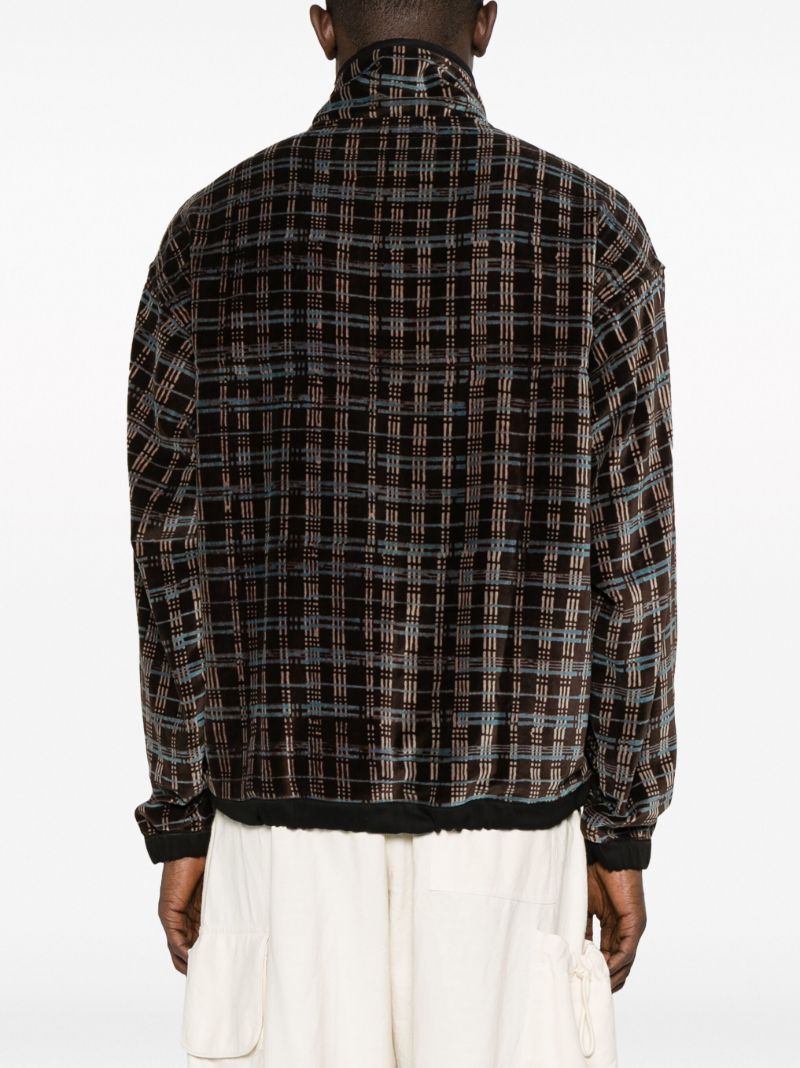 Brown Polite Velvet Sweatshirt