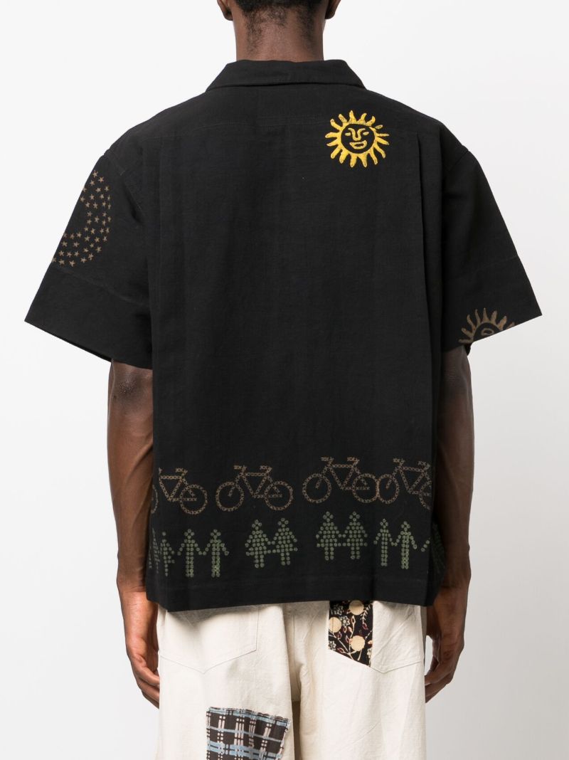 Black Greetings Graphic-print Shirt