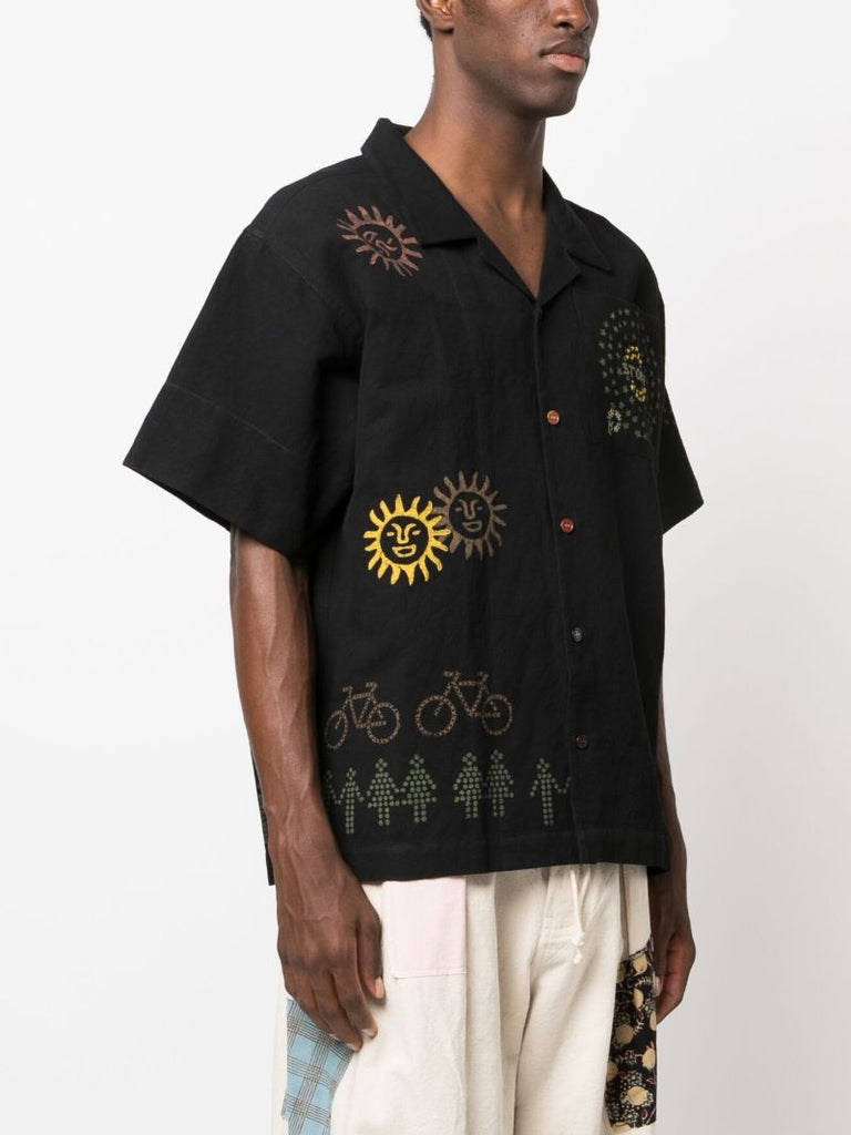 Black Greetings Graphic-print Shirt