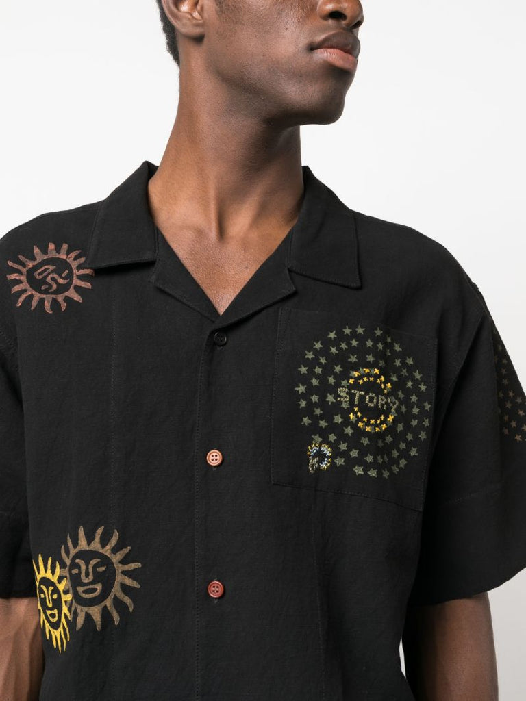 Black Greetings Graphic-print Shirt