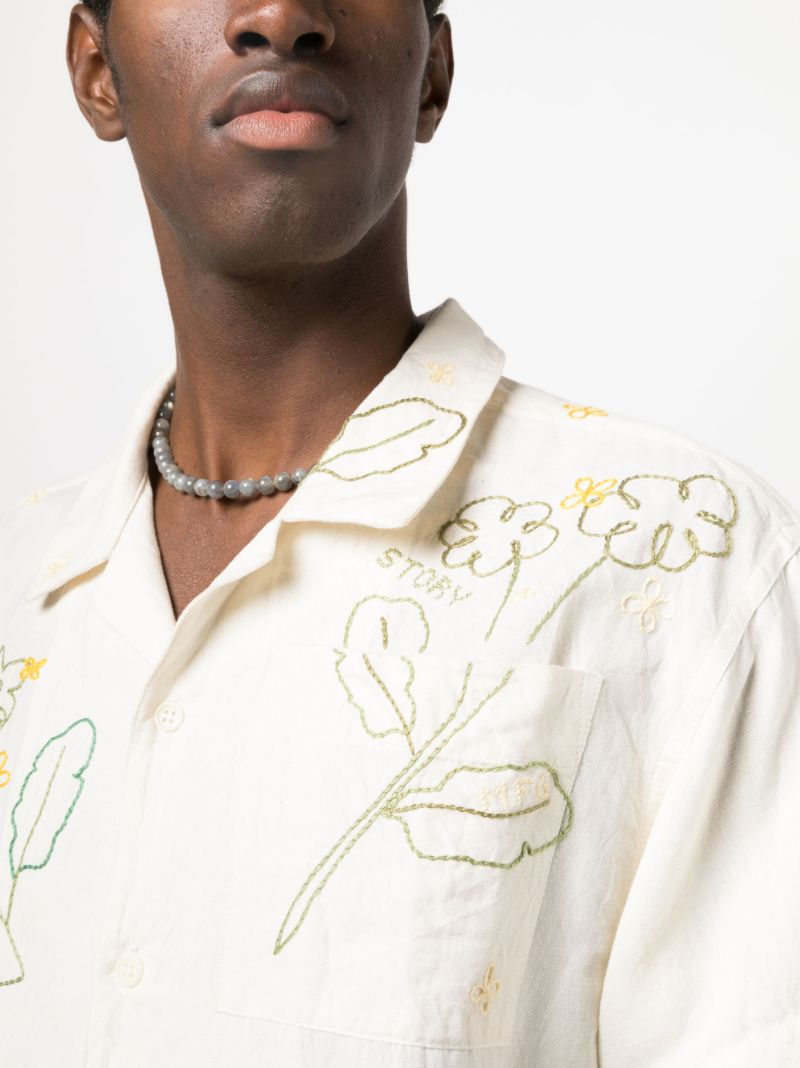 Neutral Greetings Embroidered Shirt