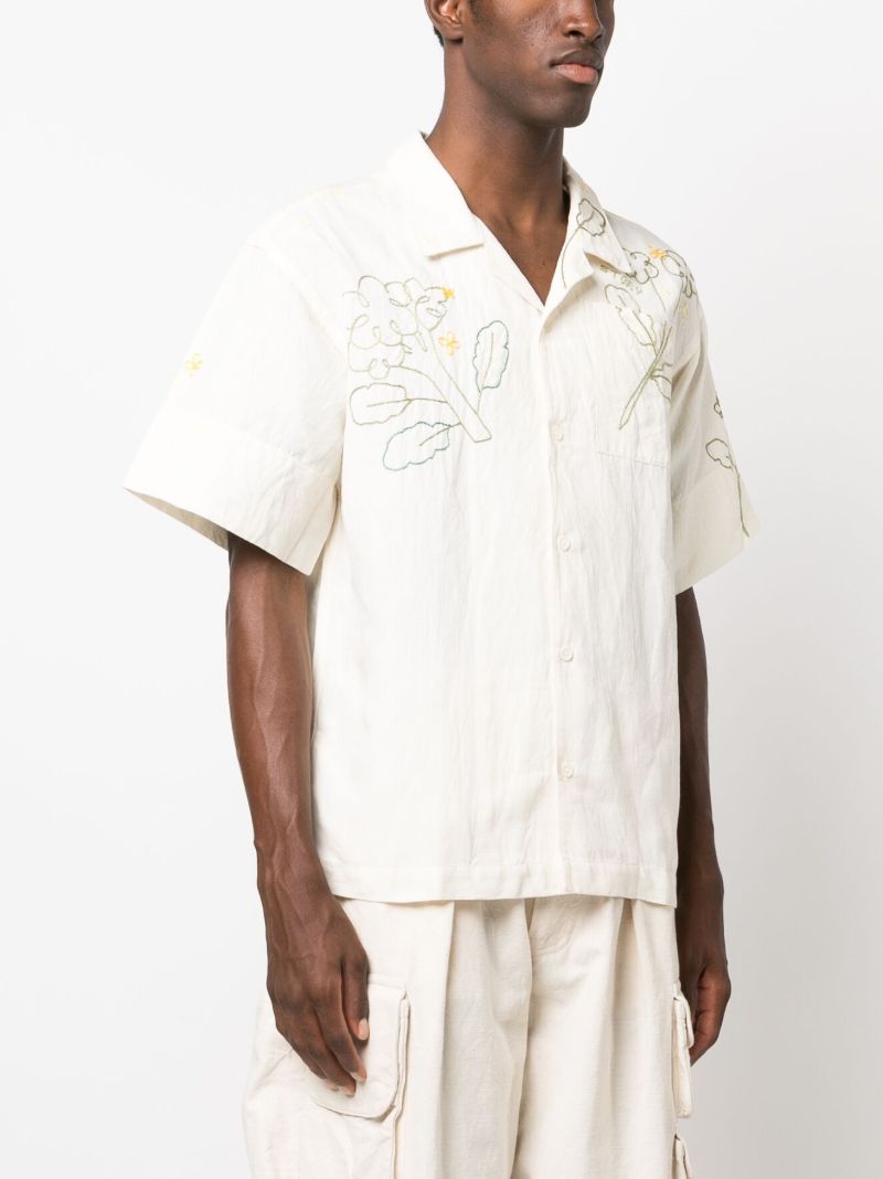 Neutral Greetings Embroidered Shirt
