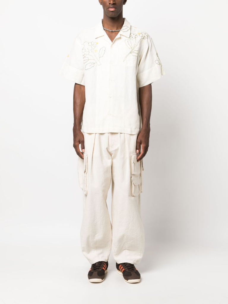 Neutral Greetings Embroidered Shirt