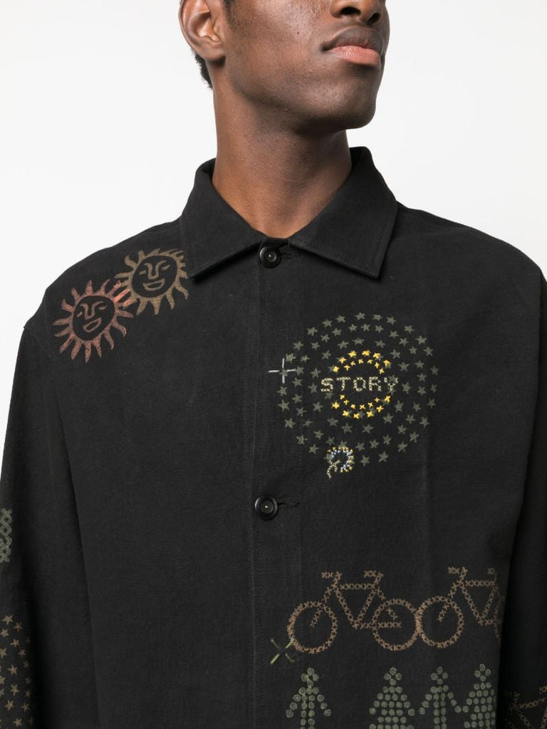 Black Short on Time Shirt