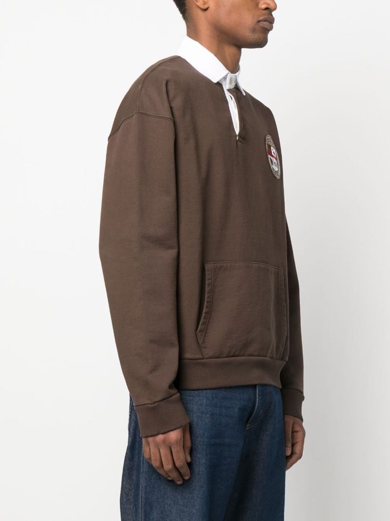 X Browns Emblem Logo Rugby Shirt