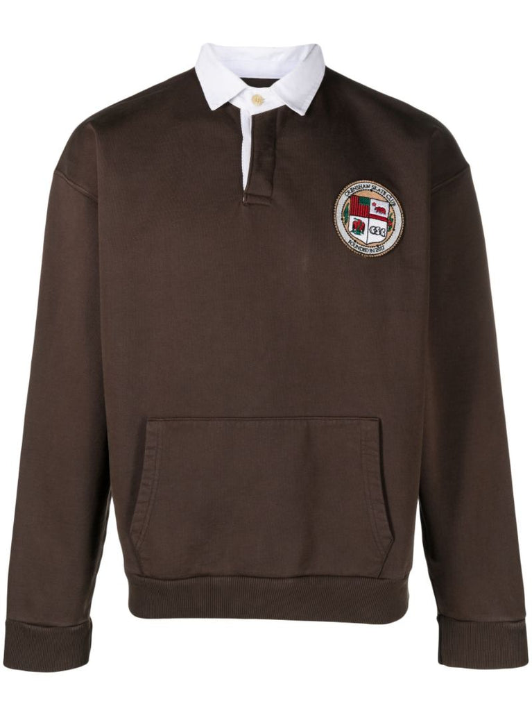 X Browns Emblem Logo Rugby Shirt