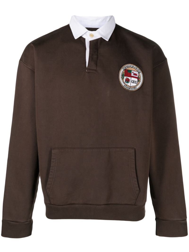 X Browns Emblem Logo Rugby Shirt