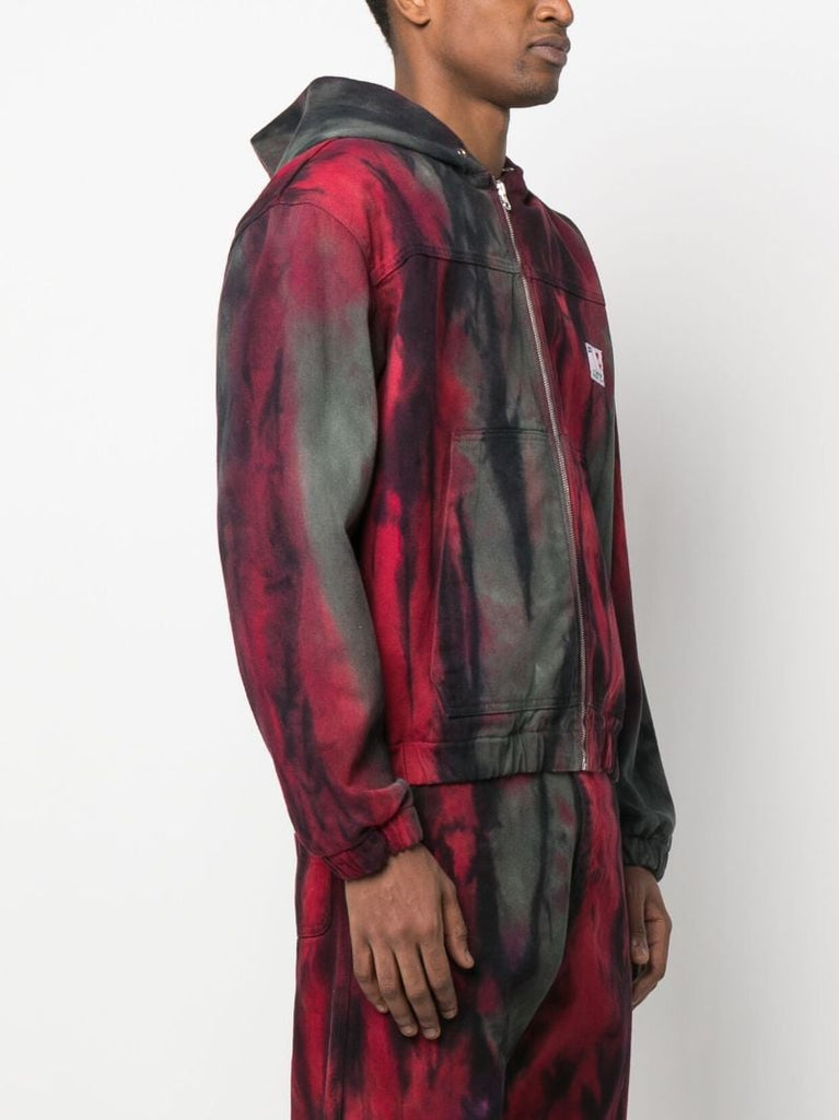 X Browns Dyed Hooded Work Jacket