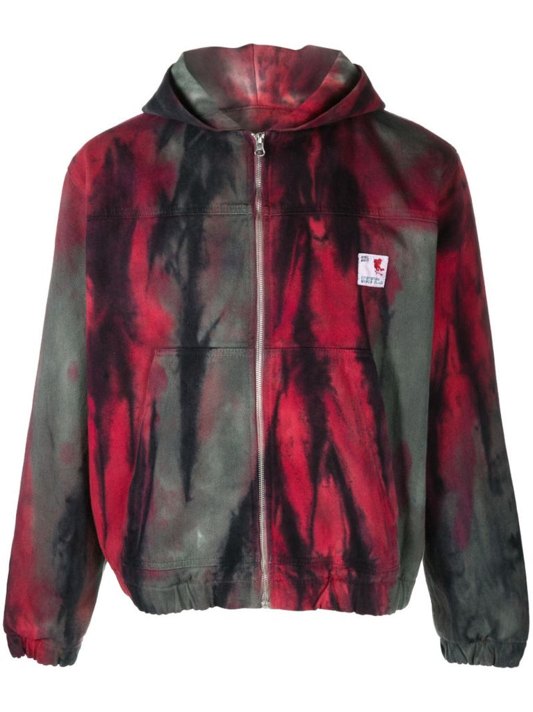X Browns Dyed Hooded Work Jacket