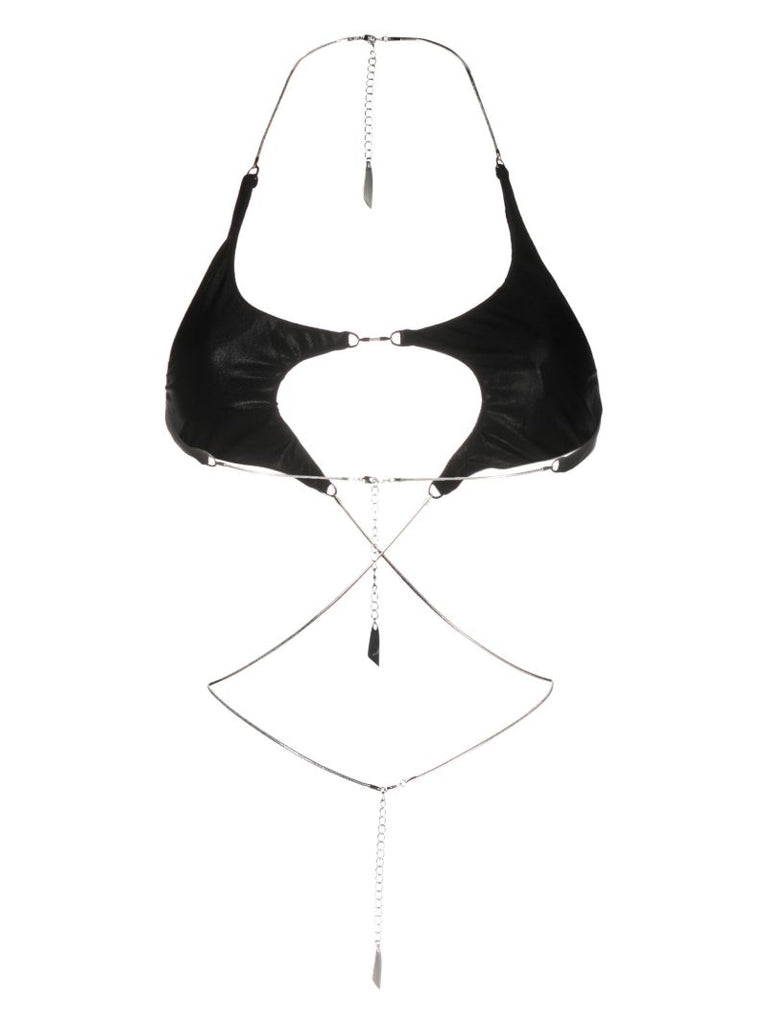 Black Star Bikini Top