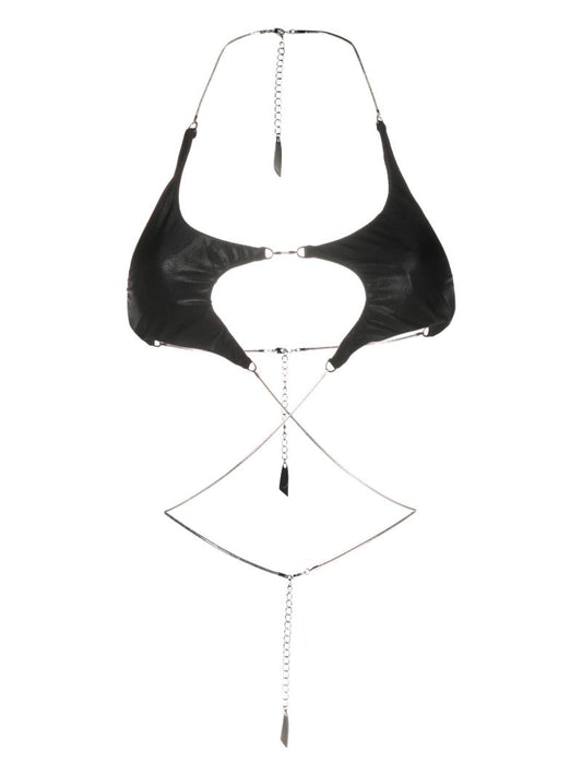 Black Star Bikini Top