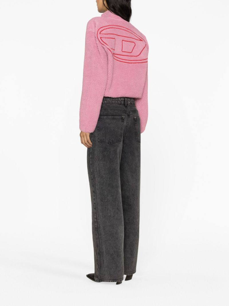 Pink F-chibi Teddy Jacket