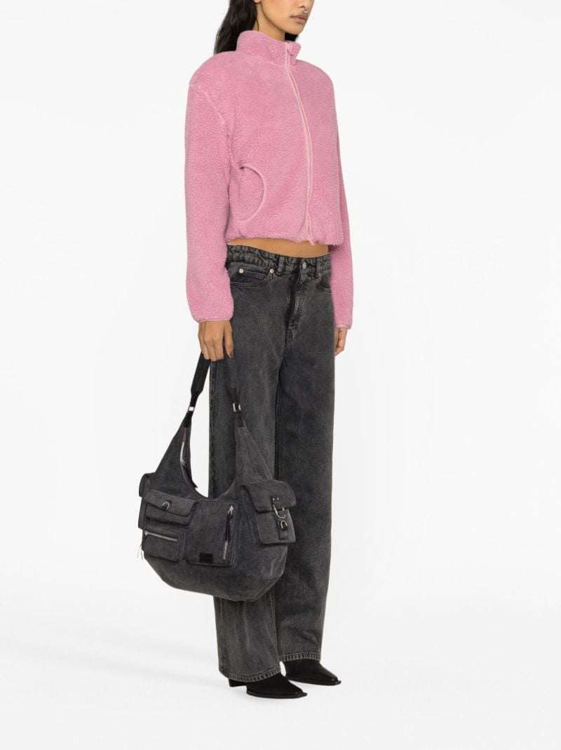 Pink F-chibi Teddy Jacket